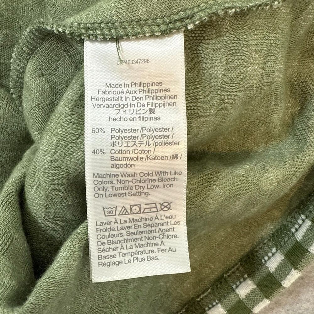 Madewell Jacquard Puff-Sleeve Mini Dress Gingham Check Womens Size S - Picture 9 of 13